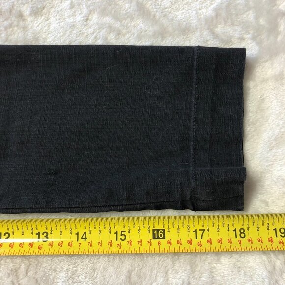 Mia Melon Black Lightweight Cotton Jacket Size Small - Picture 12 of 15